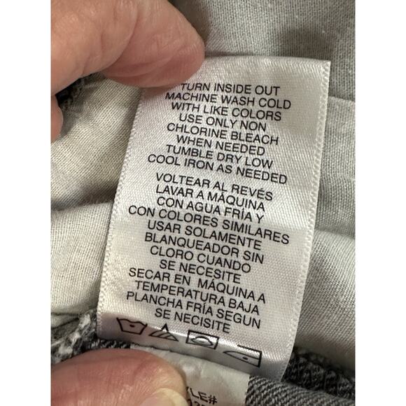 Jordache Bootcut Women’s Gray Wash Stretch Embellished Pocket Jeans Size 16 - Picture 16 of 16